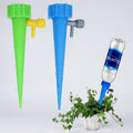 Puntas de riego automáticas para plantas (paquete de 12) – Ayuda de riego ajustable para el jardín