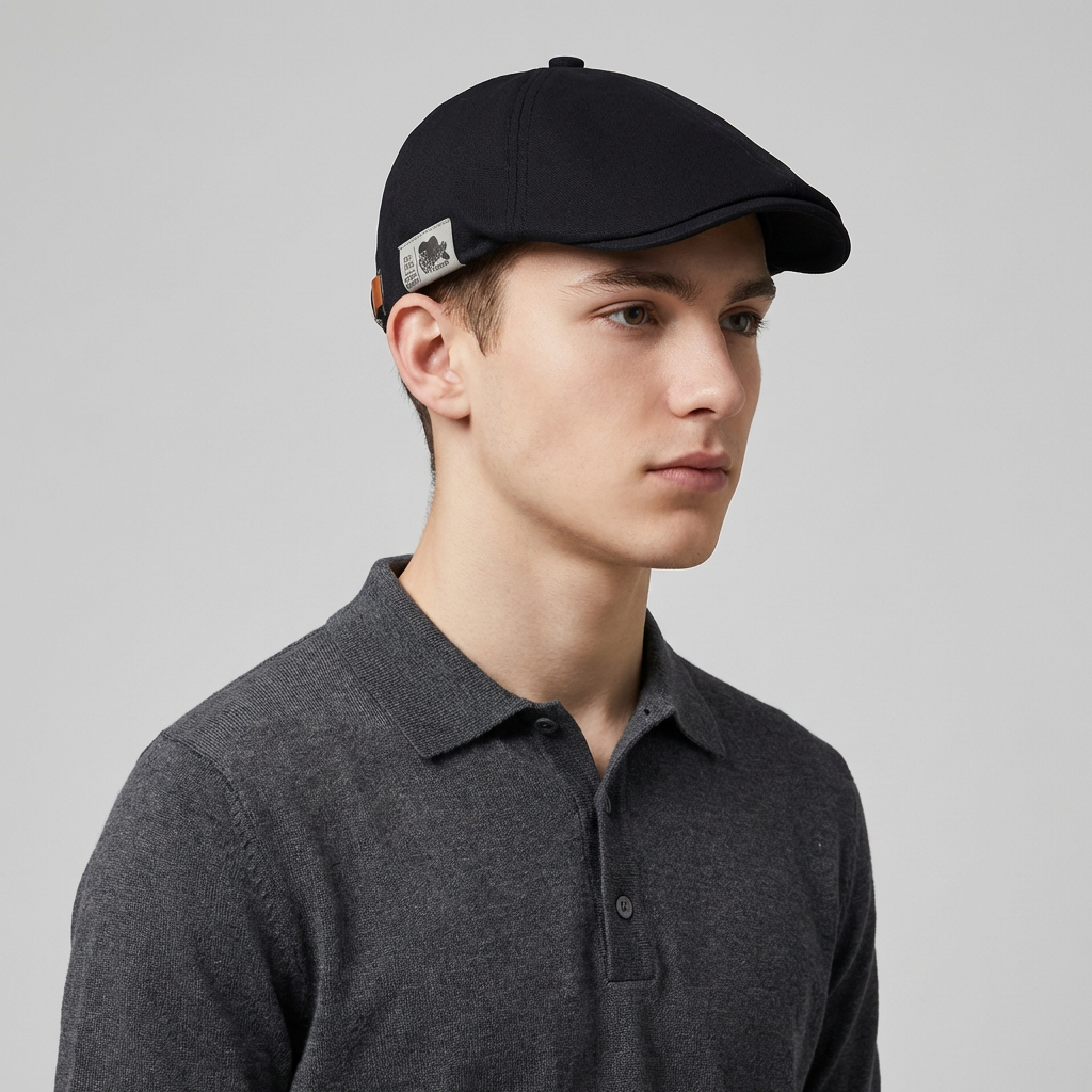Moderno y elegante boina ajustable para hombre