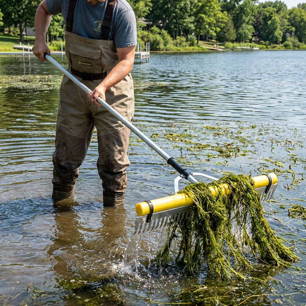 Kit de eliminación de malezas acuáticas flotantes