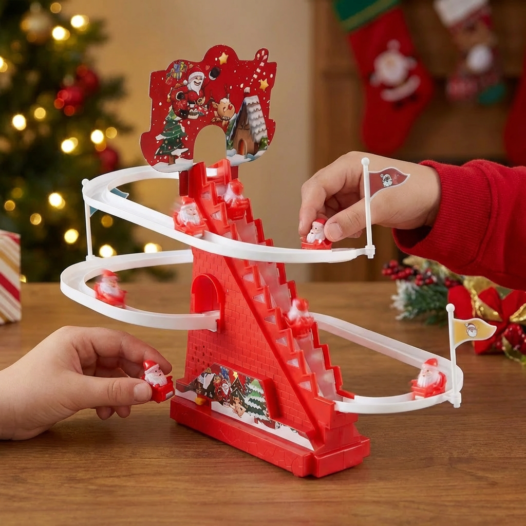 Escalera de trepar del Papá Noel eléctrico