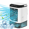 Mini Enfriador de Aire de Escritorio con Nebulización y Refrigeración Ajustable