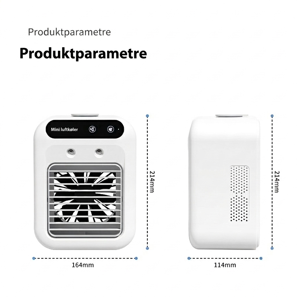Ventilador de aire portátil de refrigeración por spray compacto