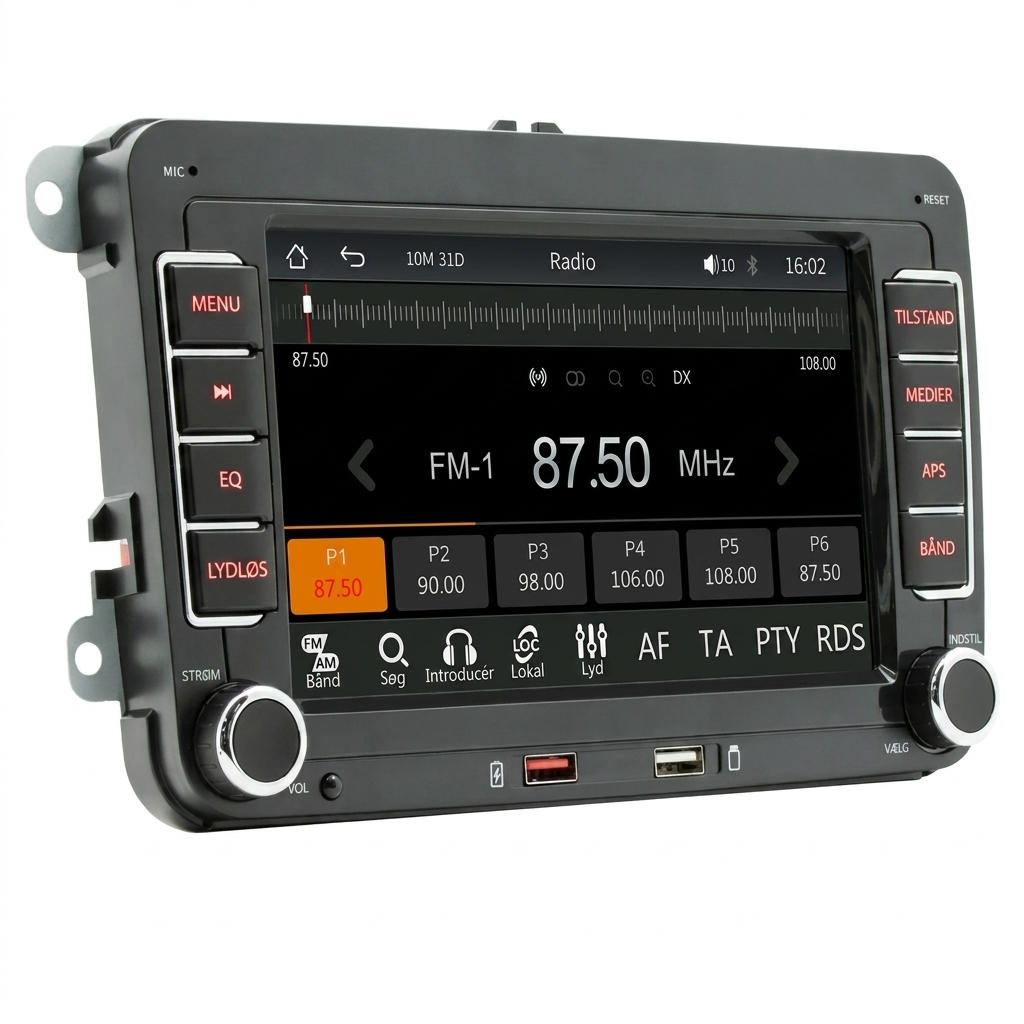 Reproductor MP5 para coche Bluetooth con pantalla táctil HD de 7 pulgadas