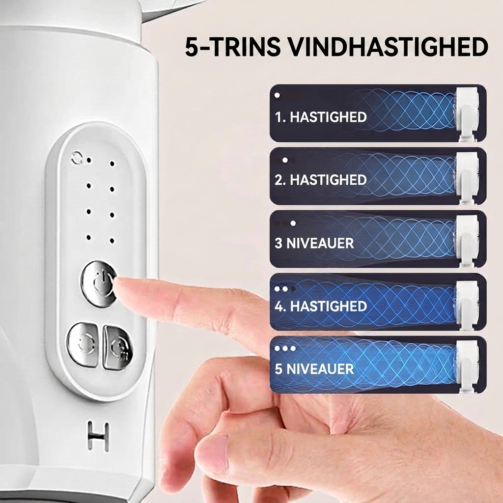 Ventilador de pie silencioso – Control remoto oscilante