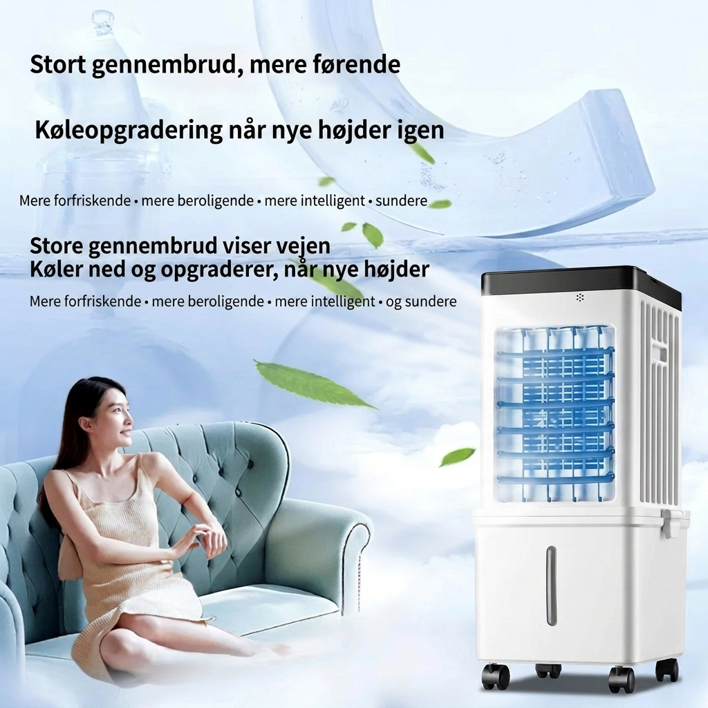 Ventilador de mesa mini portátil con función oscilante y potente circulación de aire