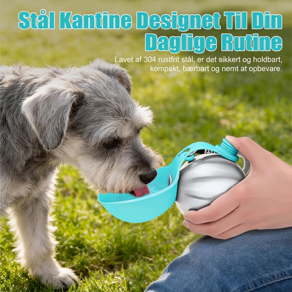 Botella de Agua Portátil para Perros
