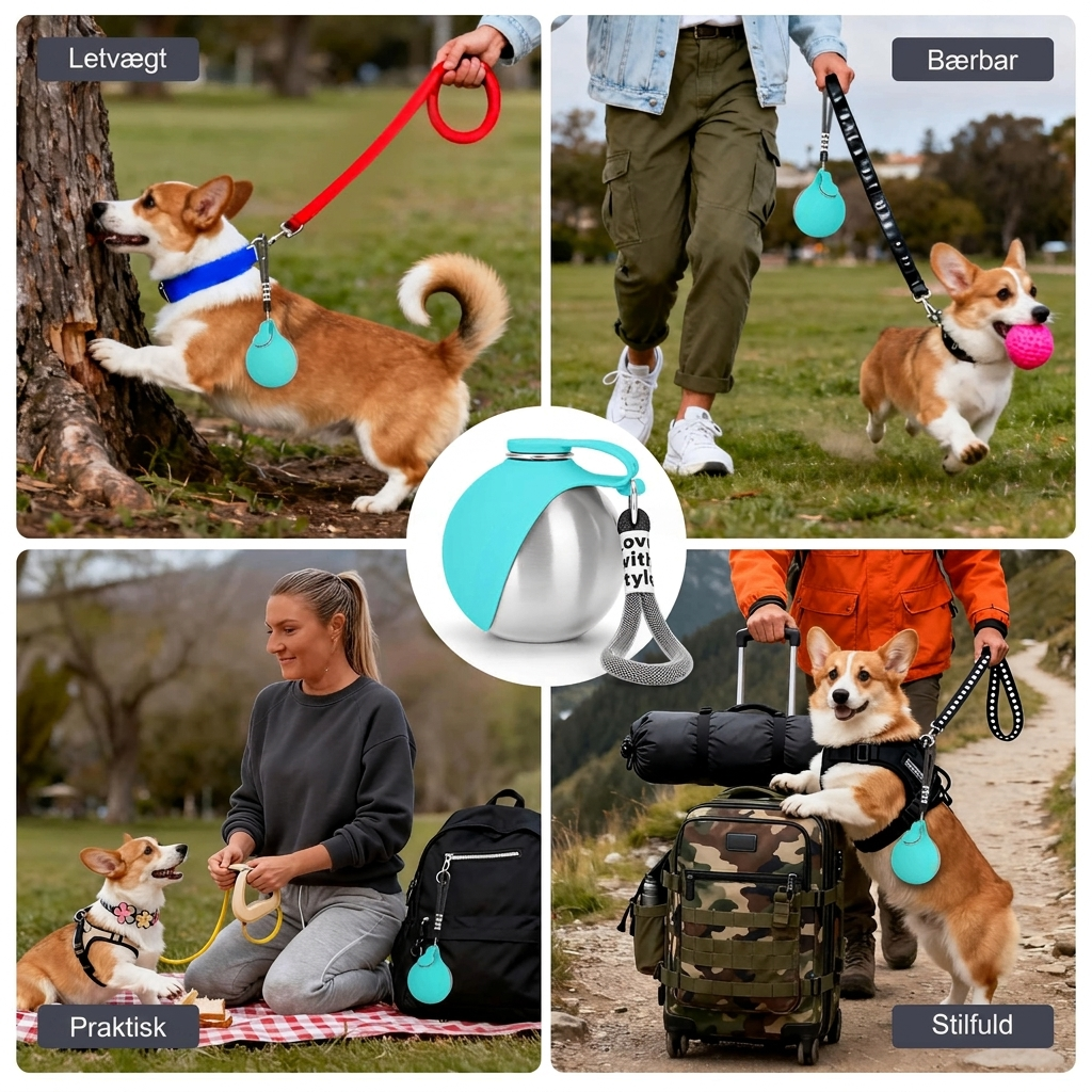 Botella de Agua Portátil para Perros