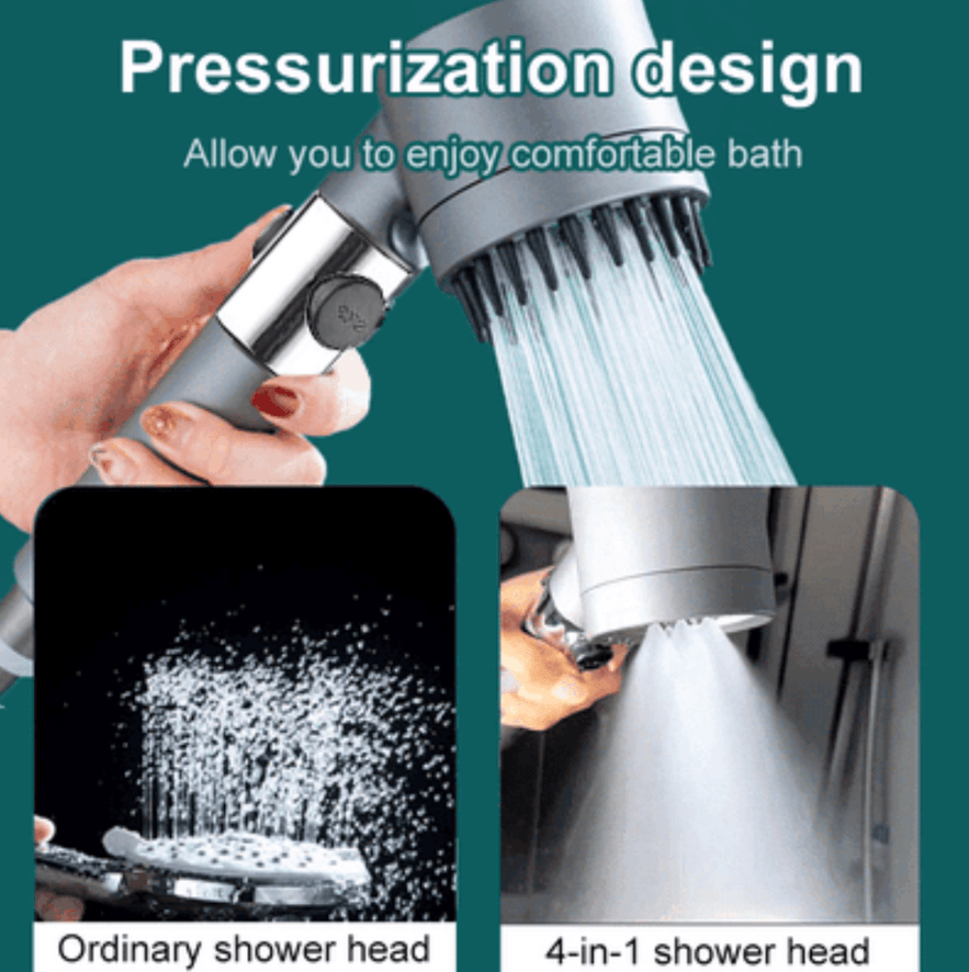 Cabezal de Ducha Hydrobeam - Alta Presión de Agua & Filtración de 9 Capas