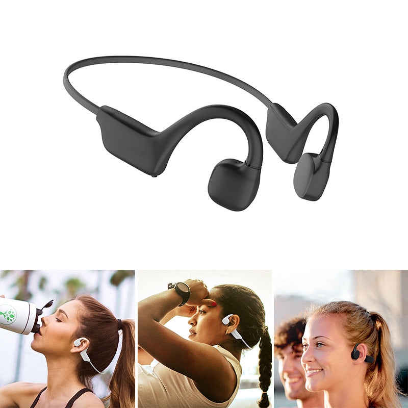 Auriculares de conducción ósea con Bluetooth inalámbrico e IPX5