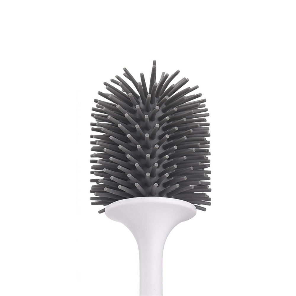 Cepillo de Inodoro de Silicona Higiénica con Soporte - No Raspante