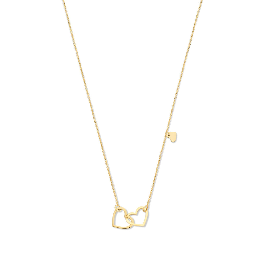 Belleville d’Amore | Collar dorado con corazones