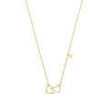 Belleville d’Amore | Collar dorado con corazones