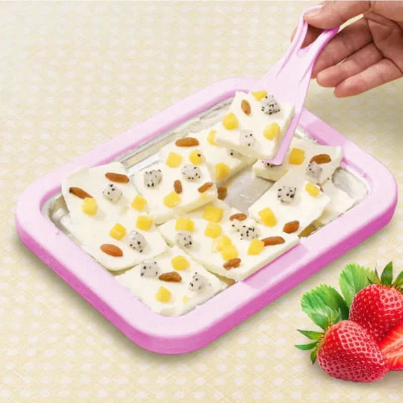 Máquina de Helados Casera – Placa Fría Antiadherente