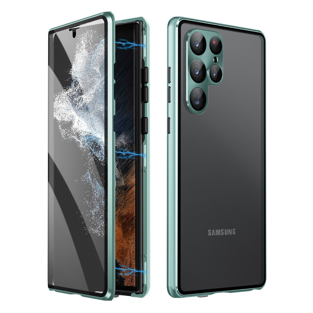 Skanto | Funda de teléfono de vidrio magnético con privacidad