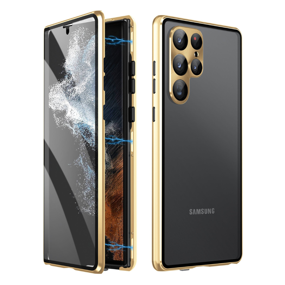 Skanto | Funda de teléfono de vidrio magnético con privacidad