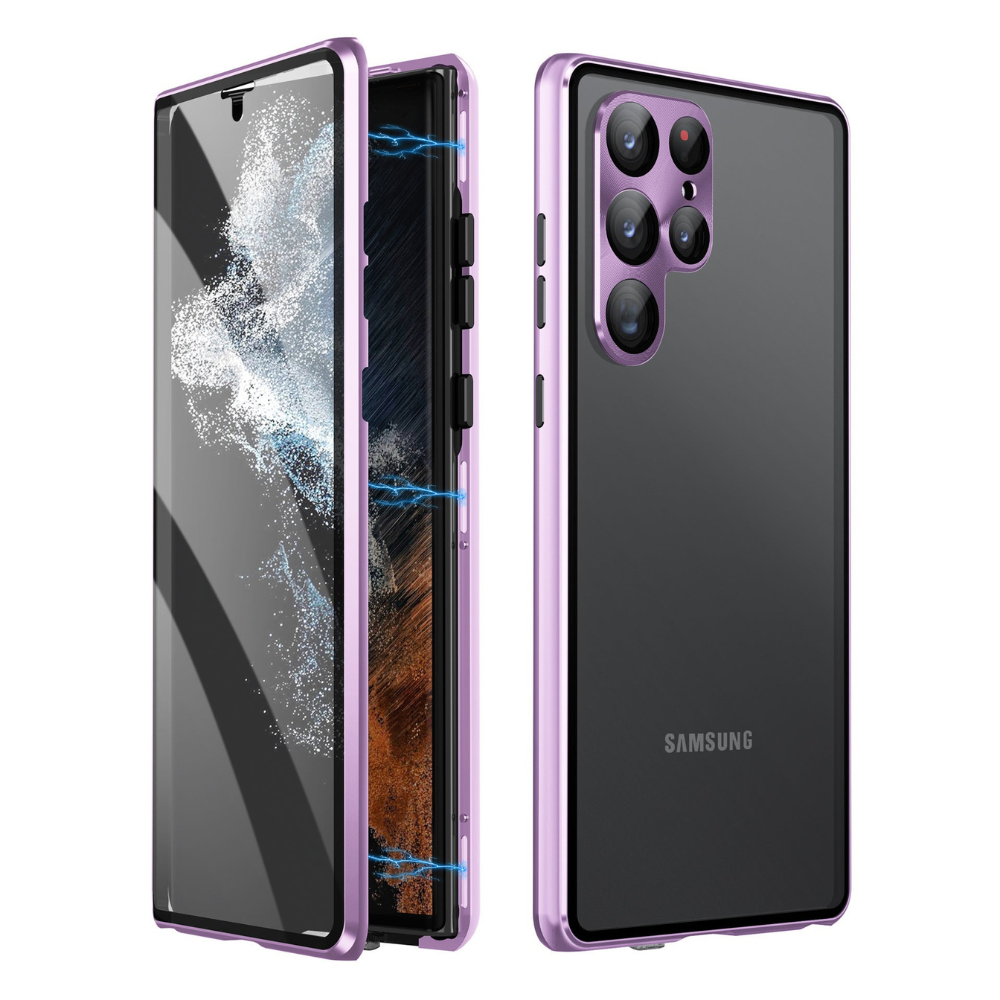 Skanto | Funda de teléfono de vidrio magnético con privacidad