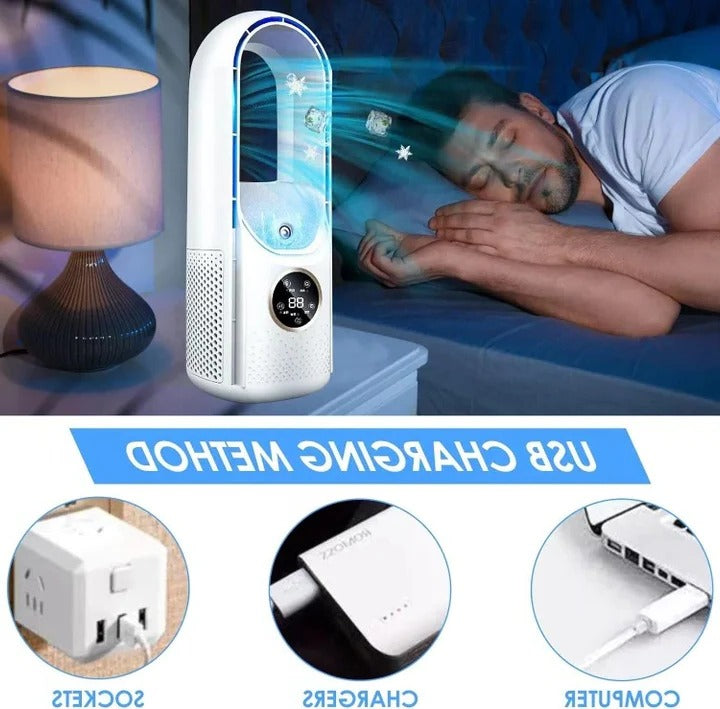 Kalsten | Aire Acondicionado Portátil Silencioso Sin Aspas