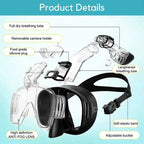 Máscara de Snorkel con Sistema de Parte Superior Seca
