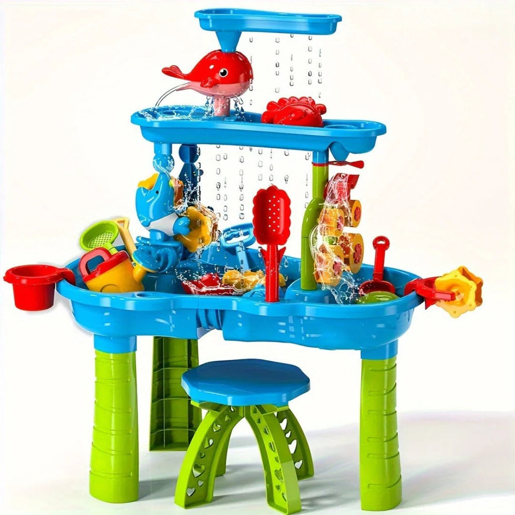 Mesa de Arena y Agua 3 en 1 para Niños
