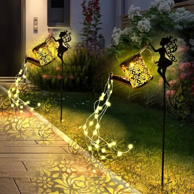 Lisslune | Decoraciones de Luz Exterior Lámpara de Hadas Colgante