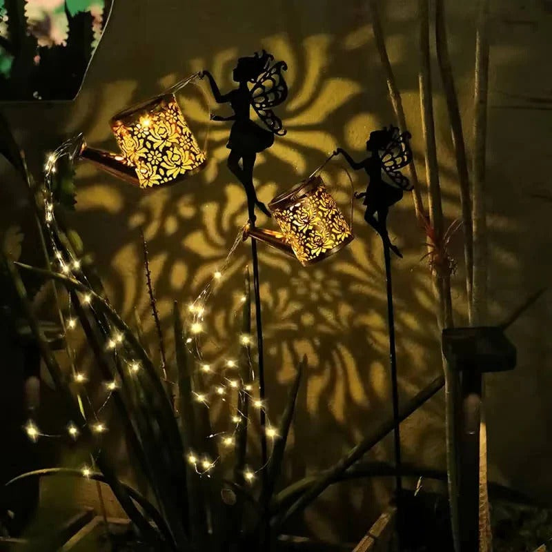 Lisslune | Decoraciones de Luz Exterior Lámpara de Hadas Colgante