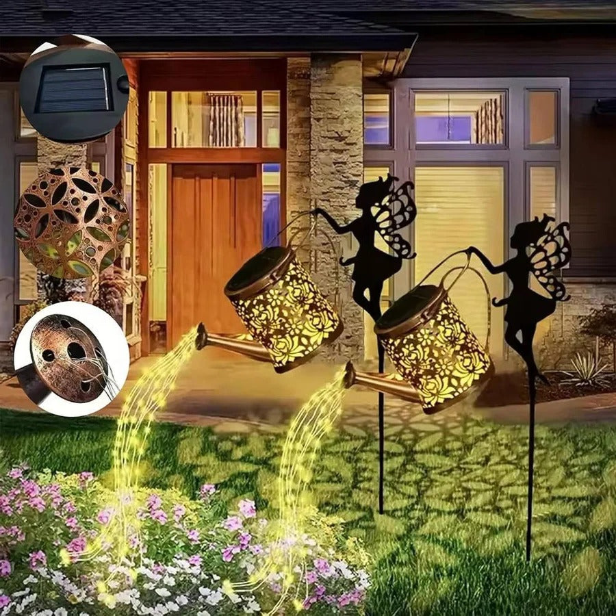 Lisslune | Decoraciones de Luz Exterior Lámpara de Hadas Colgante