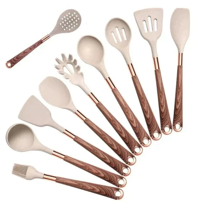 ChefSilica – Set de cocina premium de silicona de 10 piezas
