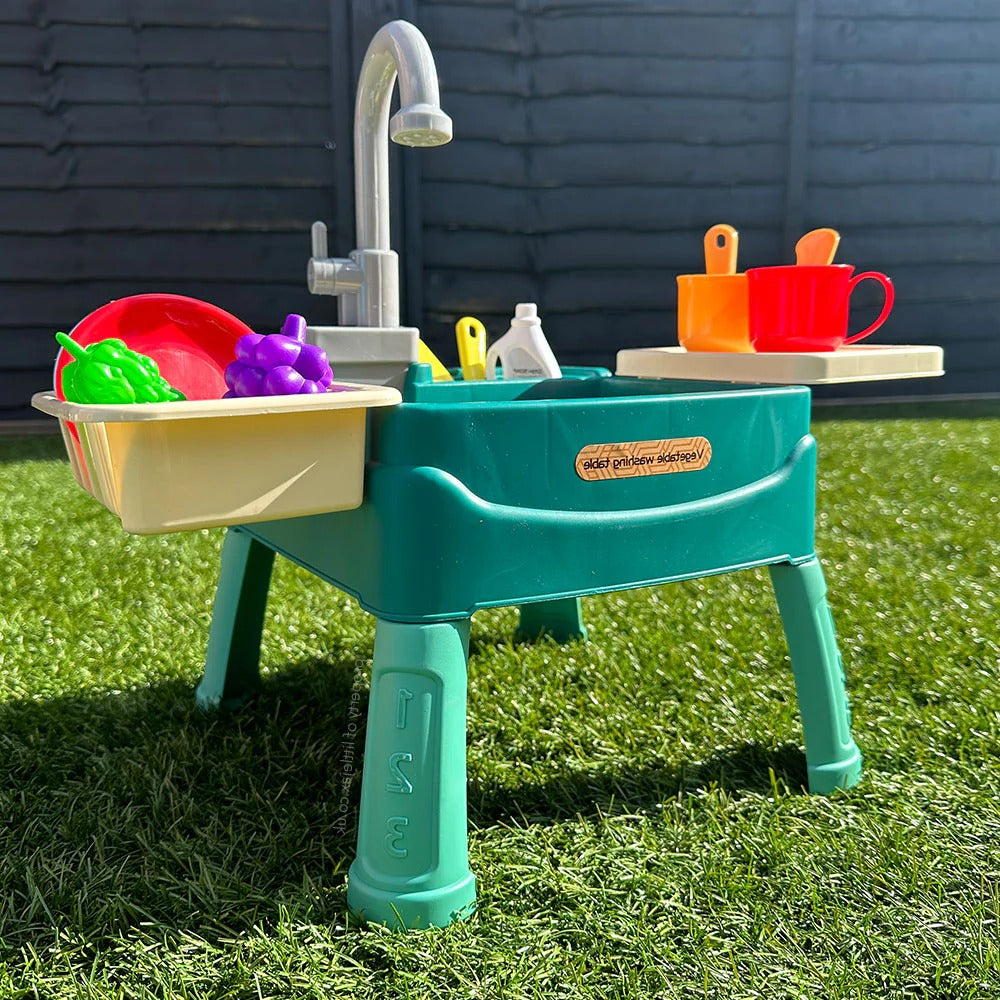 Lavabo de pie para niños, interior/exterior