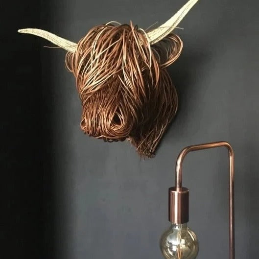 Lisslune | Escultura de Vaca Montada en la Pared