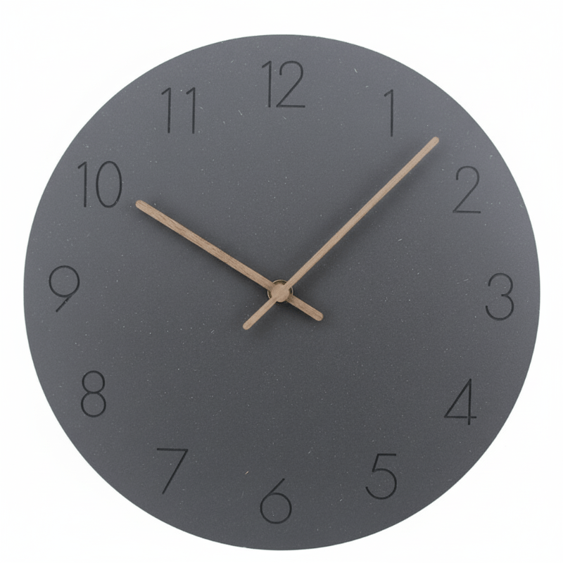 NORDWHISPER CLOCK – Élégance silencieuse pour des espaces modernes