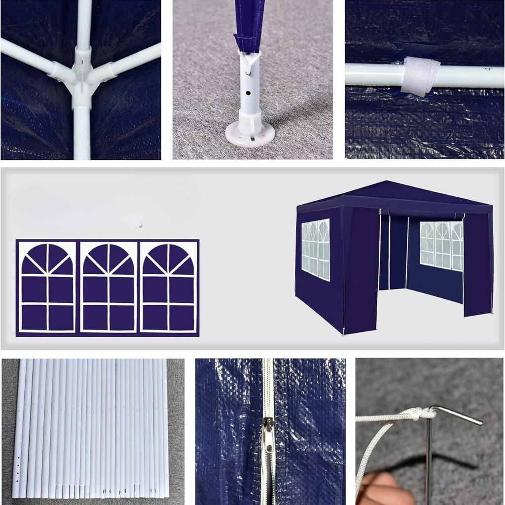 Pabellón Impermeable para Exteriores con Lados