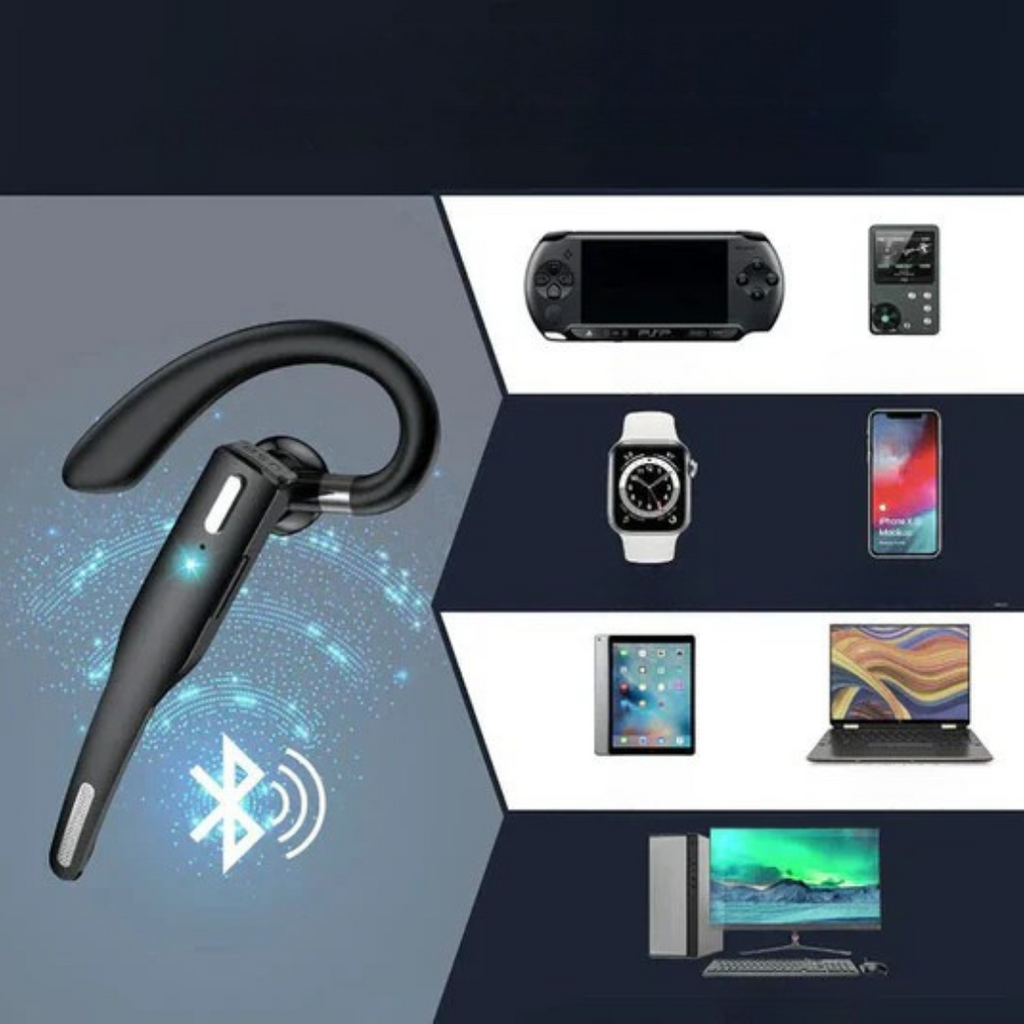 Auriculares Bluetooth con micrófono y cancelación de ruido