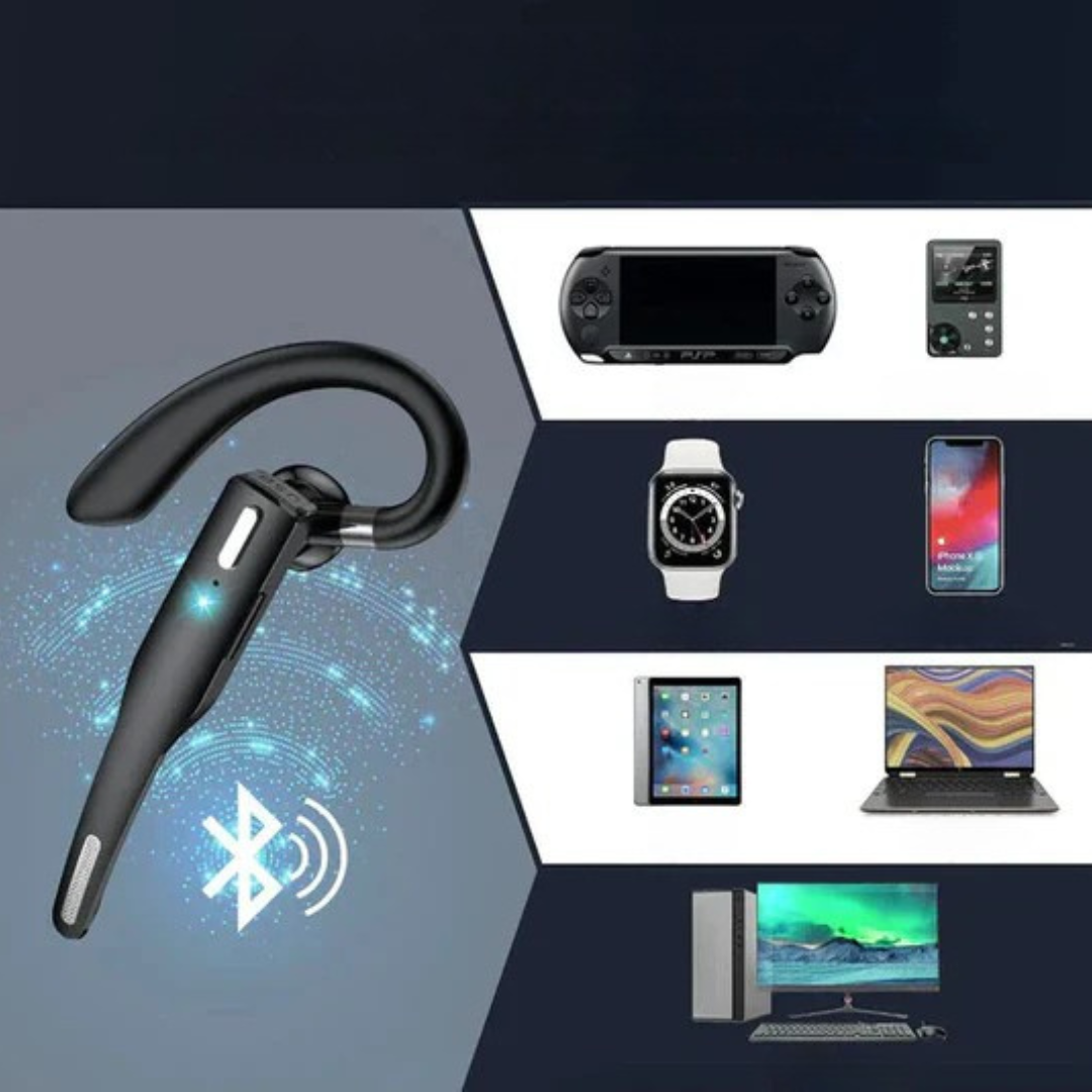 Auriculares Bluetooth con micrófono y cancelación de ruido