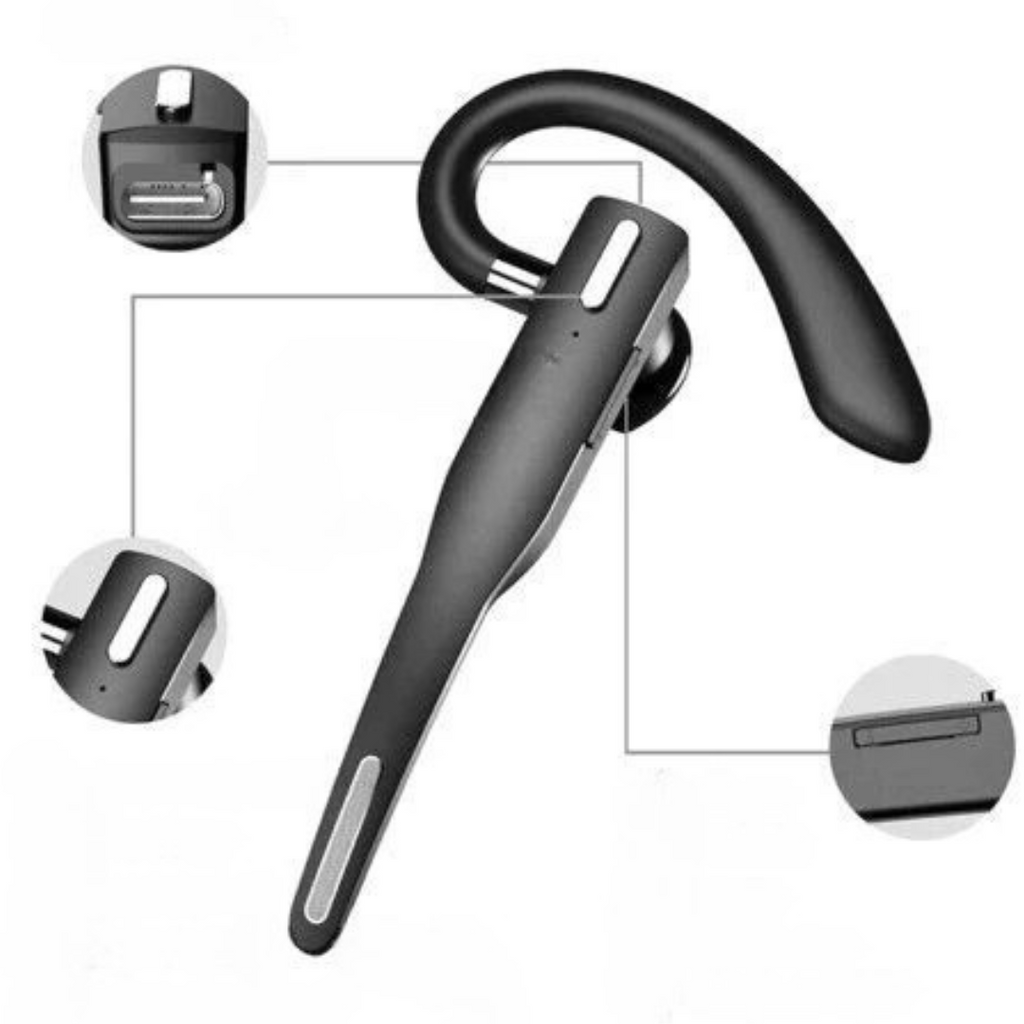 Auriculares Bluetooth con micrófono y cancelación de ruido