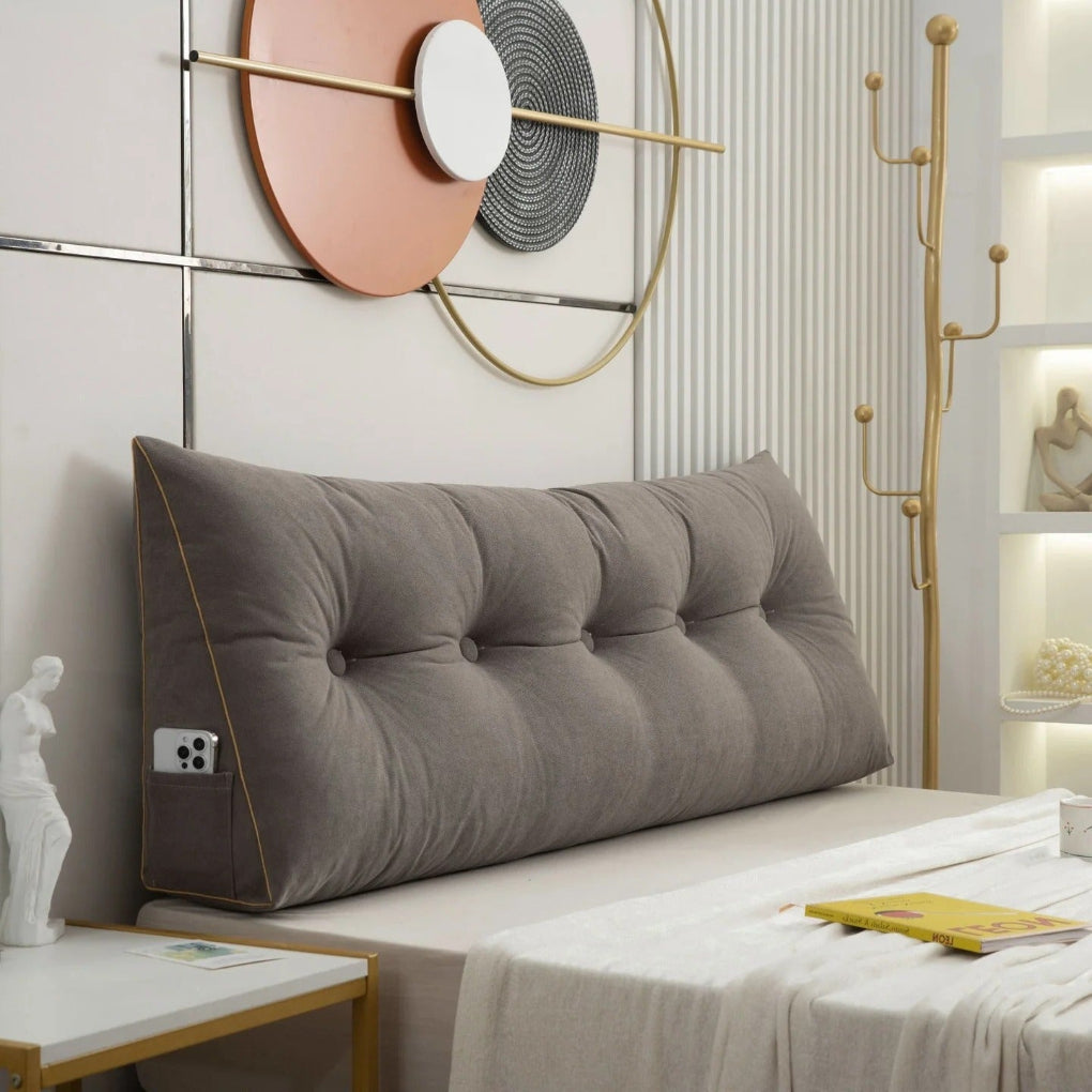 Lujosa y elegante cuña de almohada