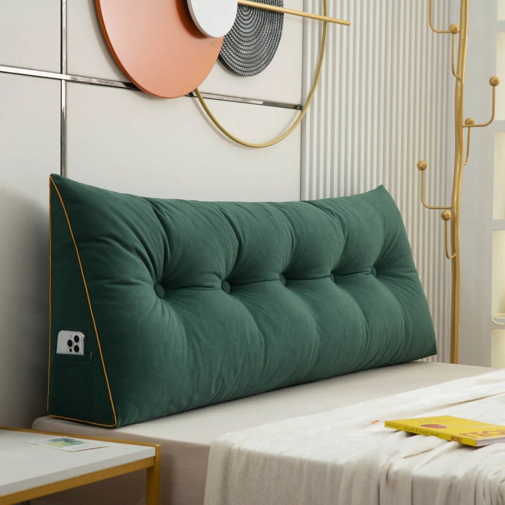 Lujosa y elegante cuña de almohada