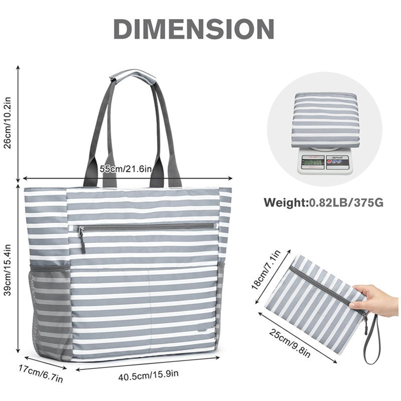 Bolsa de Playa Impermeable Grande Plegable