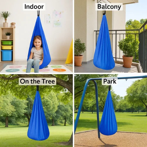 Hamaca Terapéutica Sensorial para Autismo, Interior y Exterior