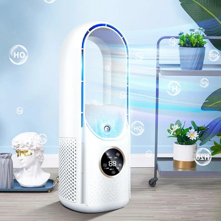 Lisslune | Aire Acondicionado Portátil Silencioso sin Aspas para el Hogar y la Oficina