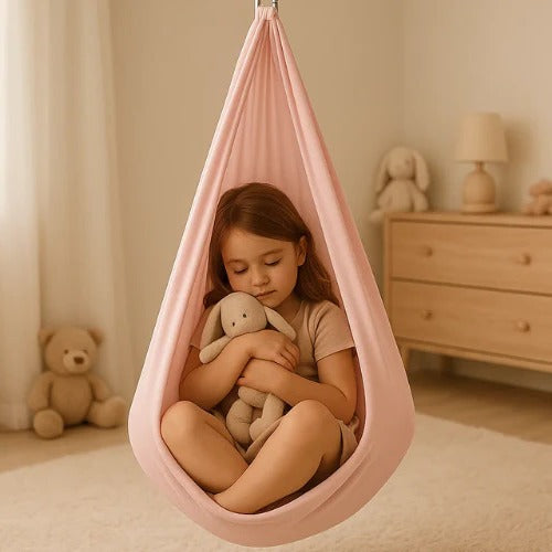 Hamaca Terapéutica Sensorial para Autismo, Interior y Exterior