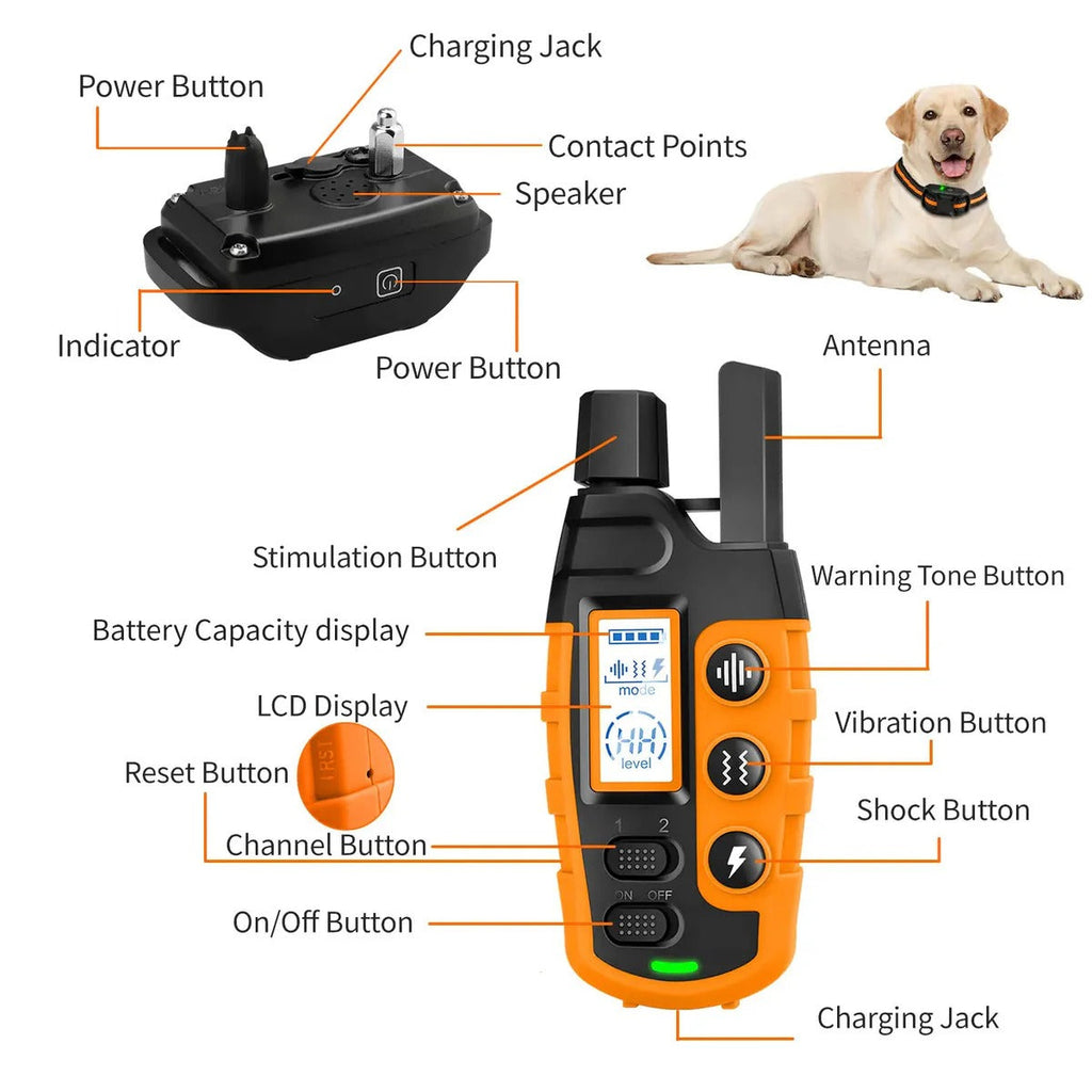 Collar E de Entrenamiento Remoto para Perros
