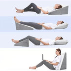 Almohada en forma de triángulo de espuma viscoelástica para dormir