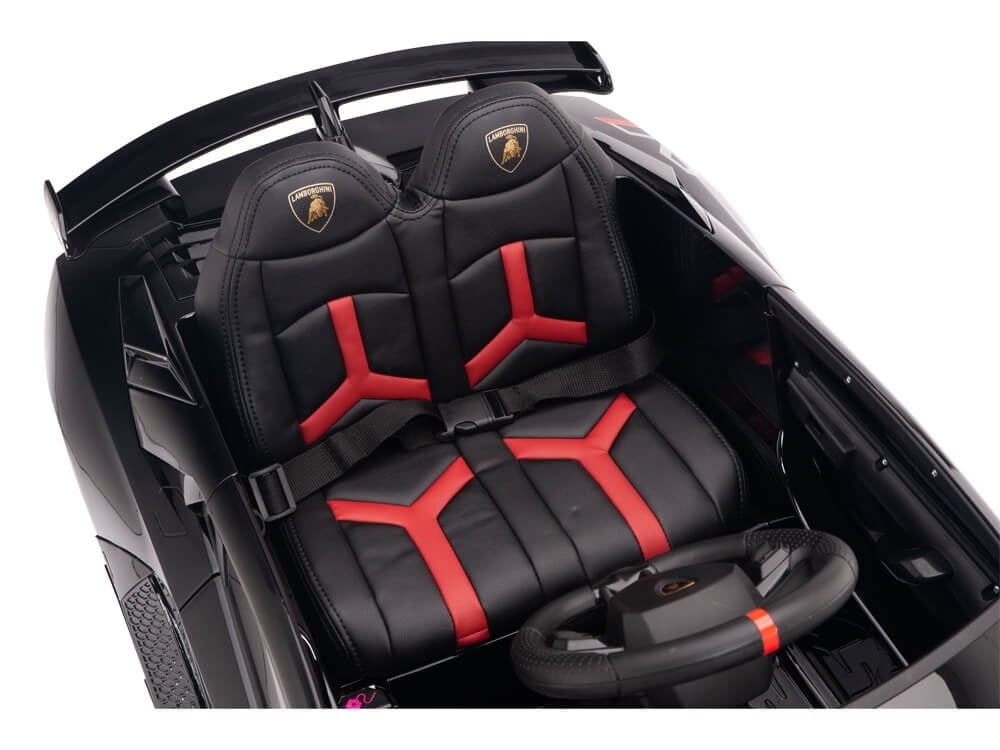 Coche eléctrico para niños 12V con dos asientos – gris metálico
