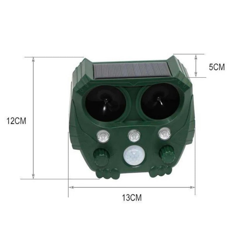 Repelente Ultrasonido para Gatos Repelente de Sonido y Ruido Sonar para Gatos, Zorros, Ratas, Ardillas y Perros