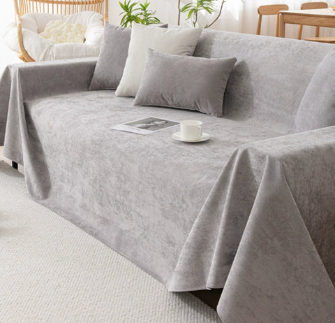 HomeGuard Sofá-Cobertor | Impermeable y Resistente a Rasguños | Protección contra el Polvo y Cobertura Multifuncional | Para Sofá, Cama y Espacios Habitables