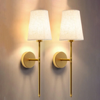 Luz de Pared de Tela Inalámbrica (JUEGO DE 2 + 2 BOMBILLAS GRATIS)