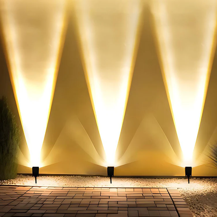 Luz Spot LED Solar Multi-zoom Impermeable para Iluminación de Paisajes RGB