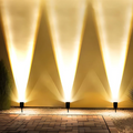 Luz Spot LED Solar Multi-zoom Impermeable para Iluminación de Paisajes RGB
