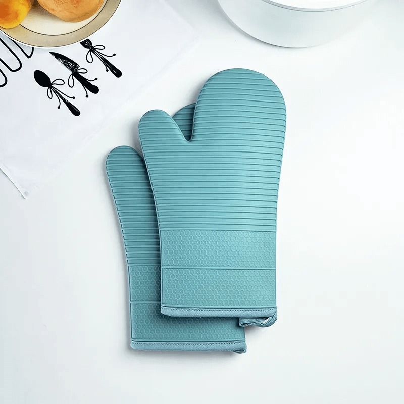 HEATSAFE – Guantes de horno de silicona antideslizantes para máxima protección contra el calor