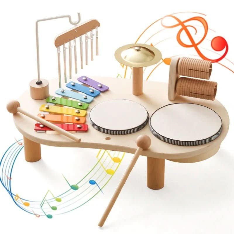 SET MELODINY – Juguete musical de madera para bebés creativos a partir de 12 meses